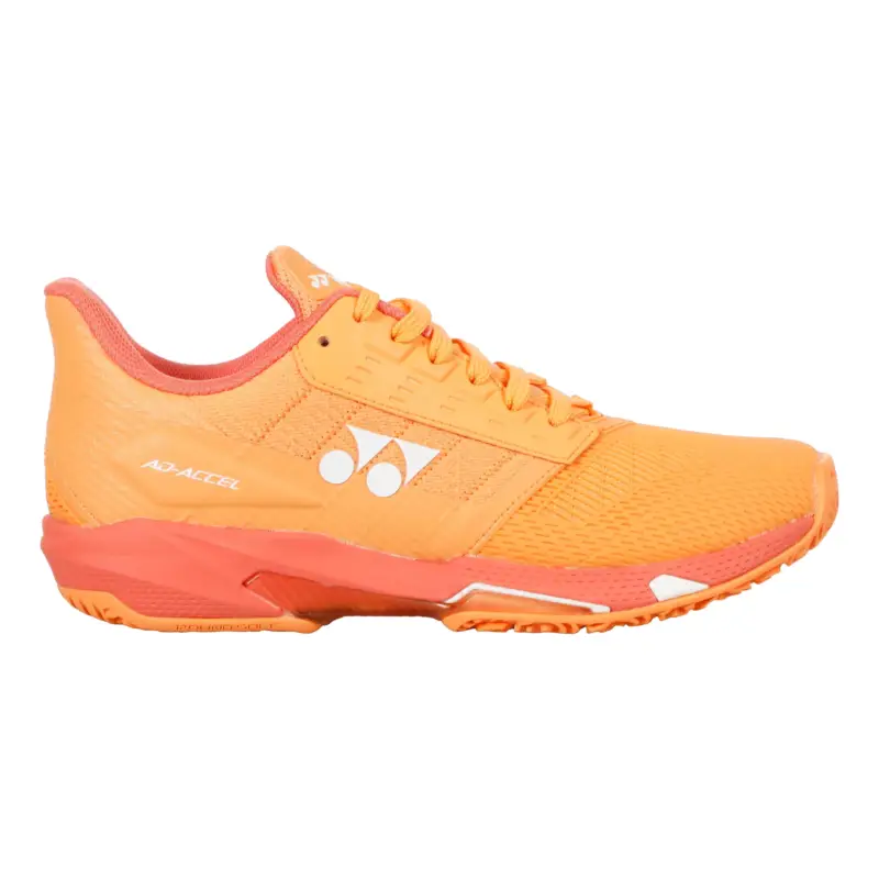 Ad Accel Cly Zapatilla tierra batida Mujeres-naranja, blanco Últimas Unidades